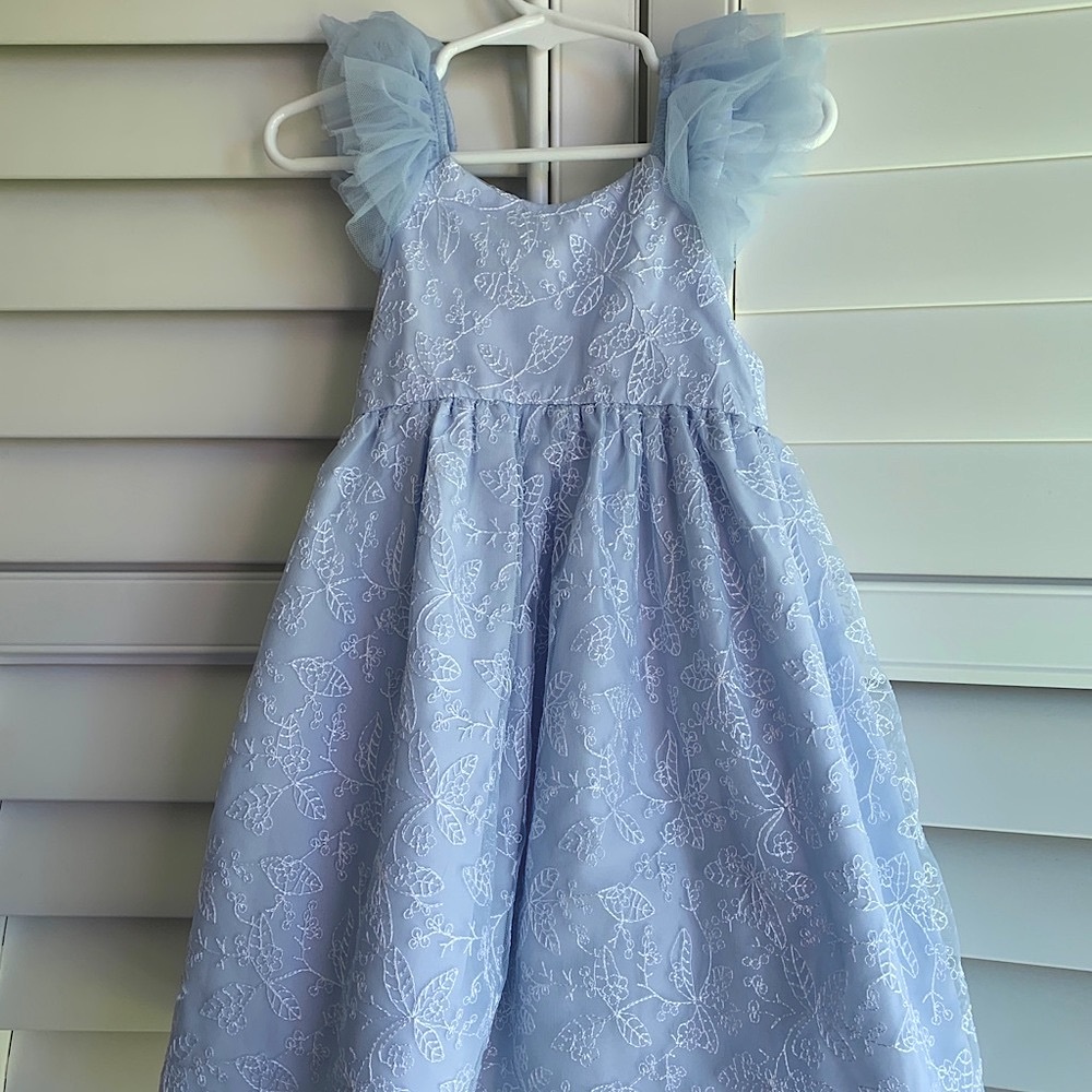 Empire Waist 3-Tiered Sleeve Dress